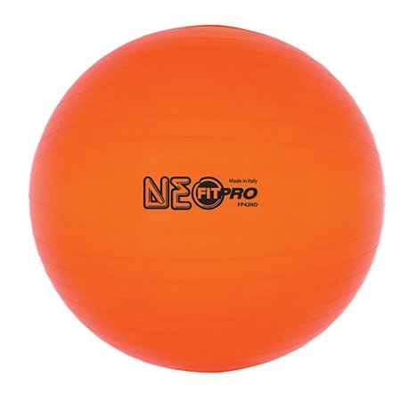 CHAMPION SPORTS 42 cm Fitpro Training & Exercise Ball, Neon Orange CH55980